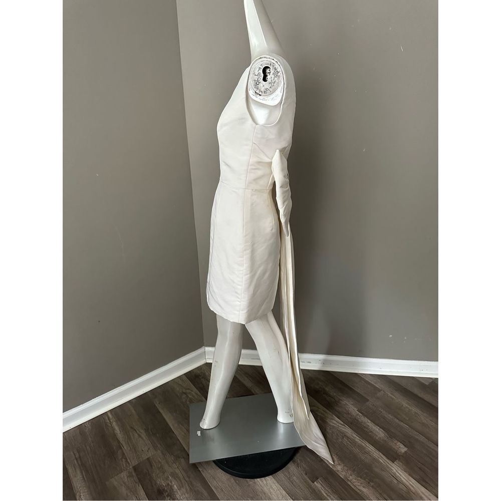 Alexia Maria Ella Silk Faille Mini Dress US 2 $1225 - Picture 7 of 11